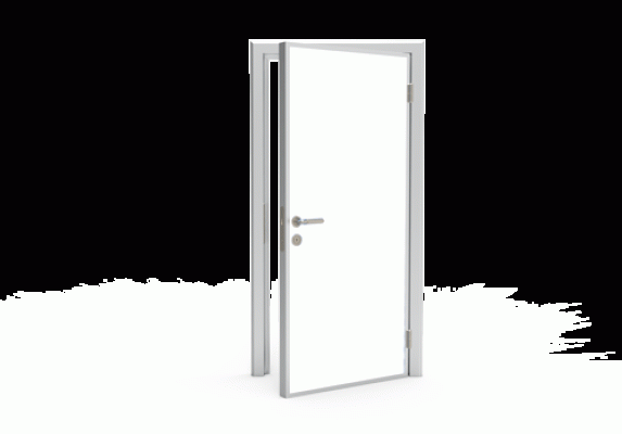 white-office-door